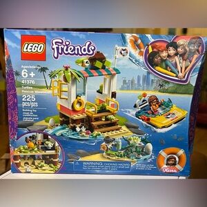 LEGO FRIENDS Set #41376 “Turtles Rescue Mission” 100% Complete w Box & Manual.